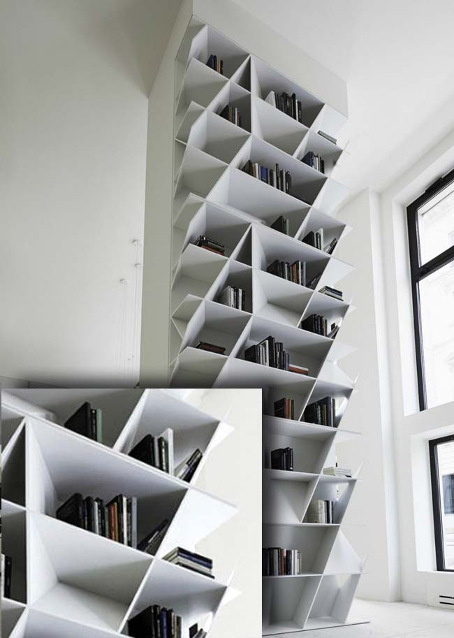 Σύγχρονες ιδέες για τη βιβλιοθήκη στο σπίτι