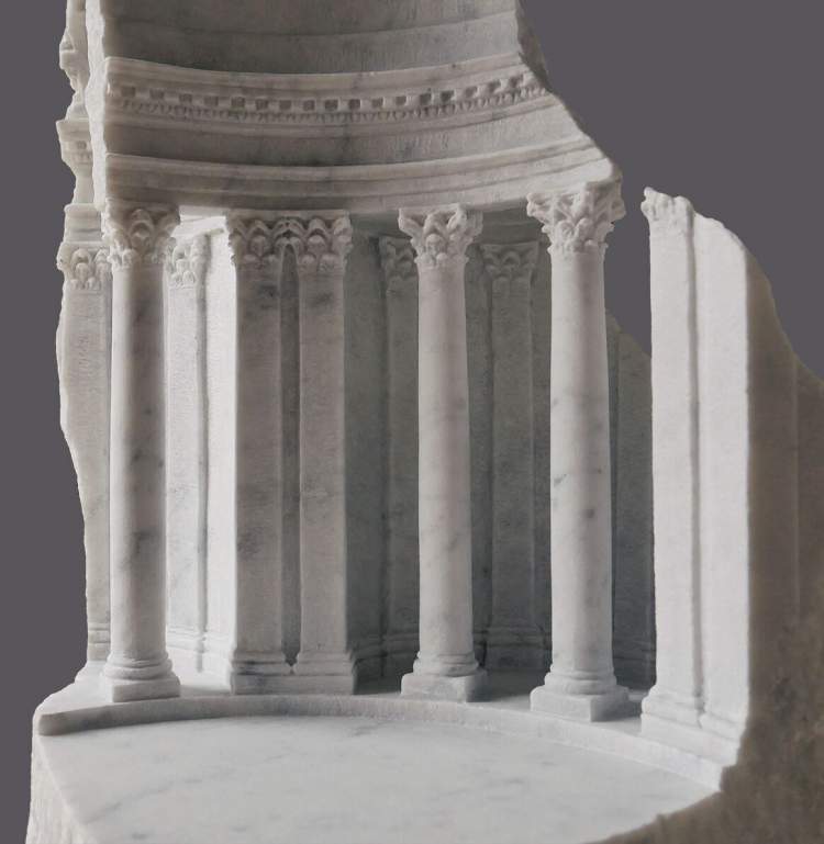 Matthew Simmonds: Αρχιτεκτονική σκαλισμένη σε Λευκή Πέτρα
