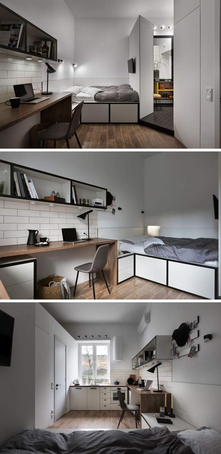Μικρό διαμέρισμα: 17,27 τ.μ. με αποτελεσματικό σχεδιασμό