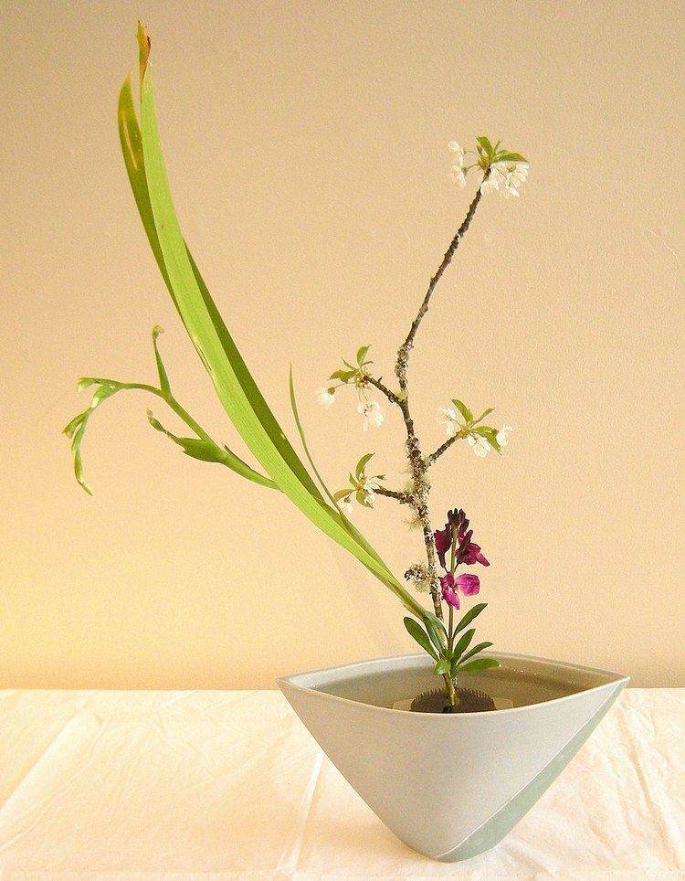 3 εύκολα βήματα για να δημιουργήσετε ένα Ikebana ιαπωνικό Floral Design