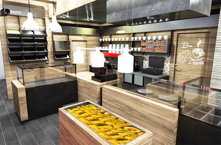 Διακόσμηση Αρτοζαχαροπλαστείο - Cafe "Lia's house" Παρουσίαση Κ'απως έτσι λοιπόν, γεννήθηκε το Lia's House στην Θεσσαλονίκη. Αυτό το εκπληκτικό κατάστημα σαγηνεύει τις αισθήσεις. Σε αυτόν τον όμορφο χώρο, μπορεί κανείς να βρει τα πάντα από ζυμάρι ή απλά να απολαύσει έναν καφέ ή ποτό. Το πανέμορφο εσωτερικό του Lia's House δεν θυμίζει μια περασμένη εποχή με το στιλ του, απλά δένονται όμορφα οι διακοσμητικές και αρχιτεκτονικές λεπτομέρειες με τα νόστιμα και όμορφα προϊόντα του.