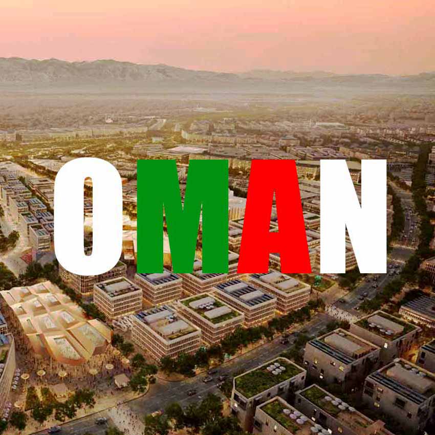 Το Ομάν αποκάλυψε φιλόδοξα σχέδια για μια νέα «έξυπνη» πόλη 100.000 ατόμων έξω από την πρωτεύουσά του, Μουσκάτ.